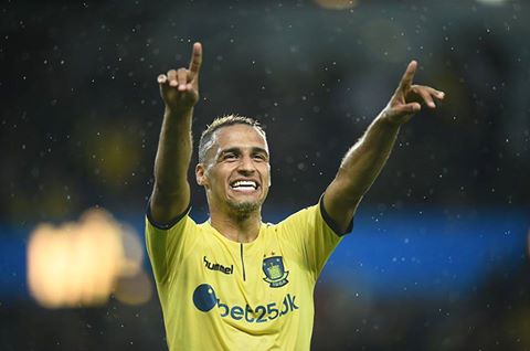 Dania: Gol Wilczka, remis Broendby