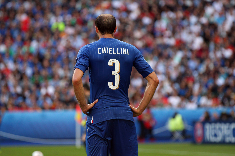 Giorgio Chiellini kontuzjowany. Nie zagra w meczu z Macedonią
