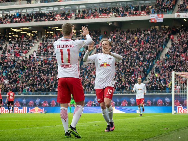 RB Lipsk zdeklasował Fortunę Dusseldorf. Cały mecz Marcina Kamińskiego