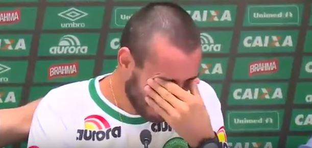 Piłkarz Chapecoense: Przeżyłem, bo zamieniłem się miejscami z dziennikarzem