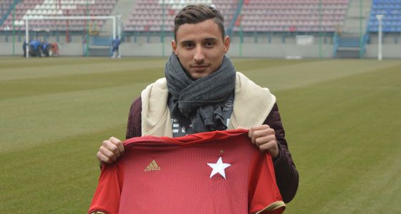 Skrzydłowy Ajaccio w Wiśle Kraków [VIDEO]