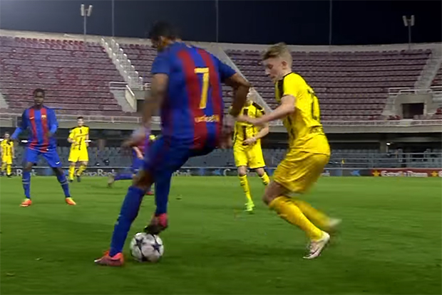 Kapitalny gol juniora Barcelony. Rajd przez pół boiska! [VIDEO]