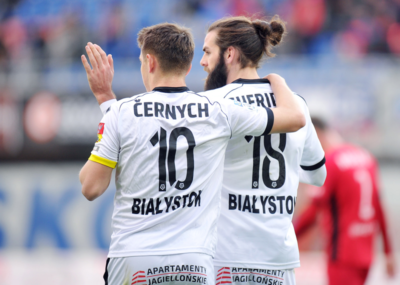 Jagiellonia Białystok pokonała Wisłę Kraków