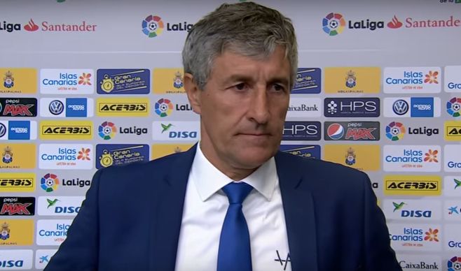 Quique Setien ma plan. Zdradził, kto zajmie pozycję napastnika