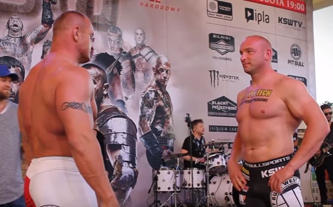Pudzianowski chciał obalić rywala... Podczas ważenia! [VIDEO]
