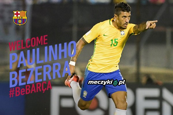 Paulinho czwartym najdroższym zawodnikiem w historii Barcelony. Sanchez, Alves czy Fabregas byli tańsi