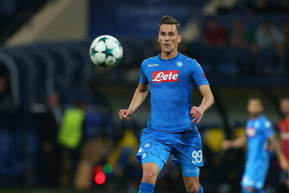 Składy na mecz Napoli - Sampdoria Genua. Grają reprezentanci Polski!