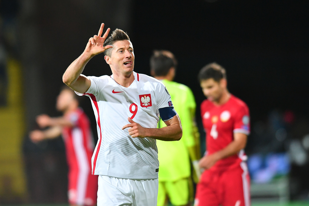 El. MŚ: Robert Lewandowski liderem tabeli strzelców eliminacji do Mundialu 2018!