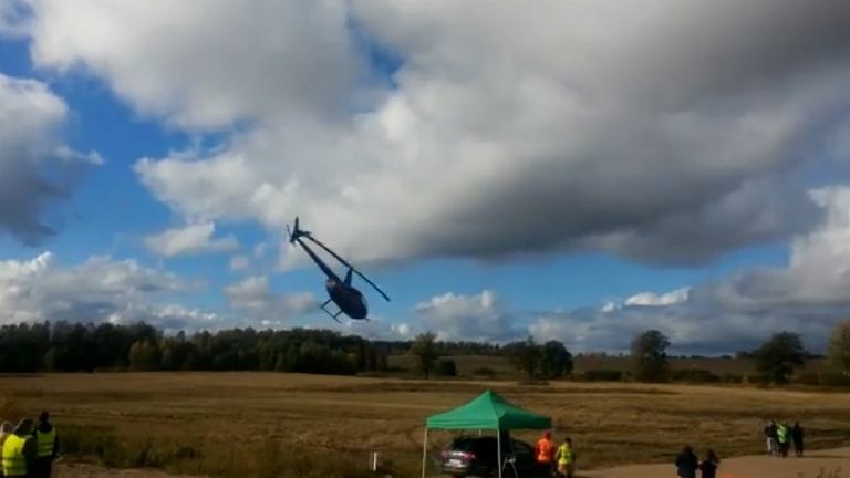 Katastrofa helikoptera na Rajdzie Lipawy. Na pokładzie byli Polacy