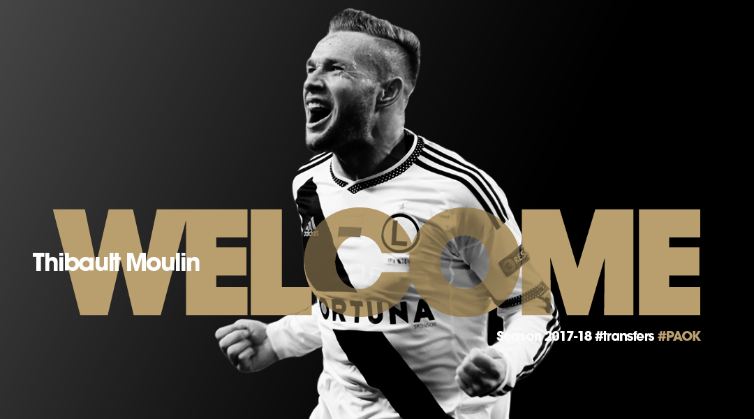 Thibault Moulin odchodzi z Legii Warszawa. Zagra w PAOK-u Saloniki