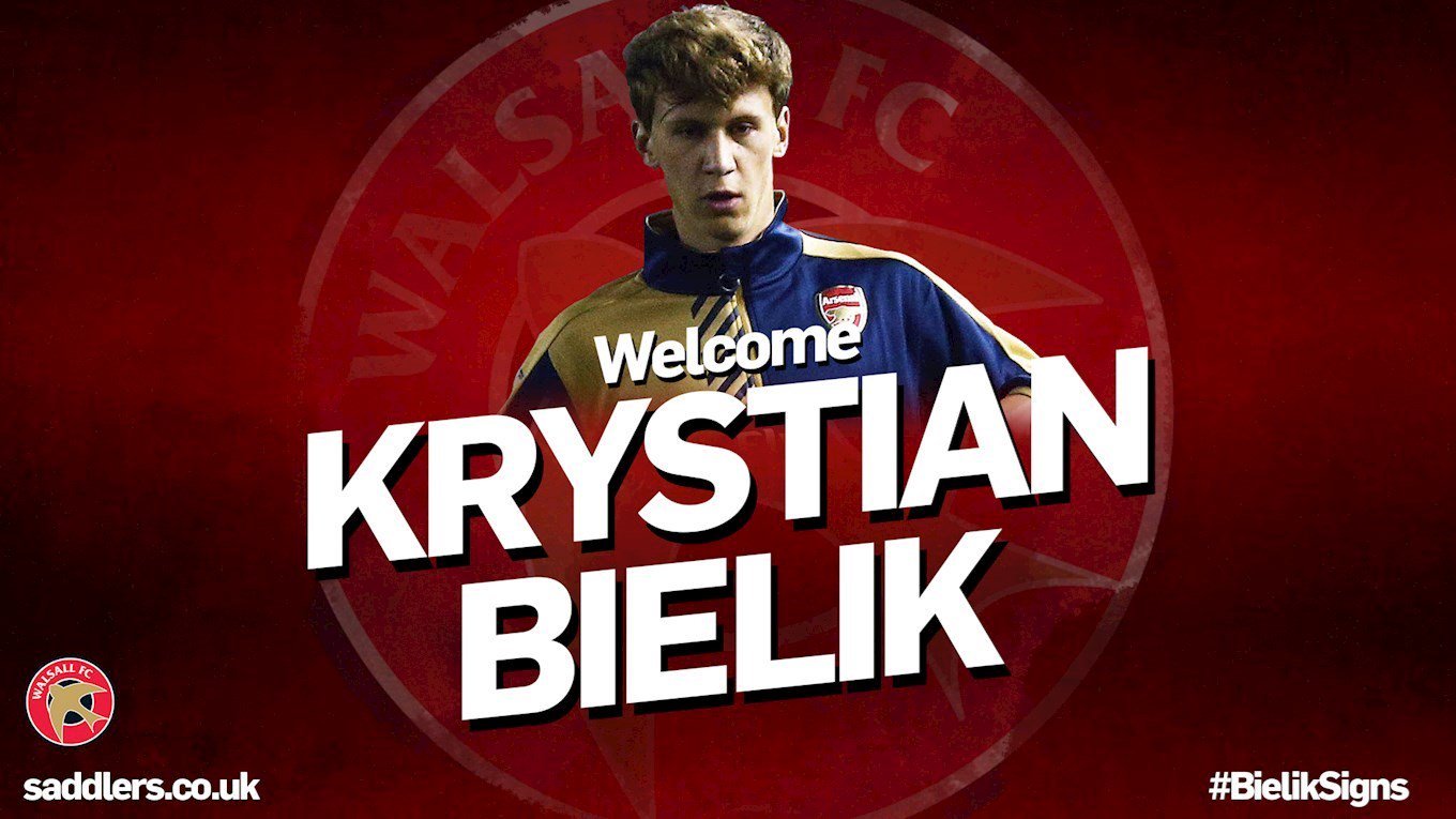 Krystian Bielik został wypożyczony do Walsall