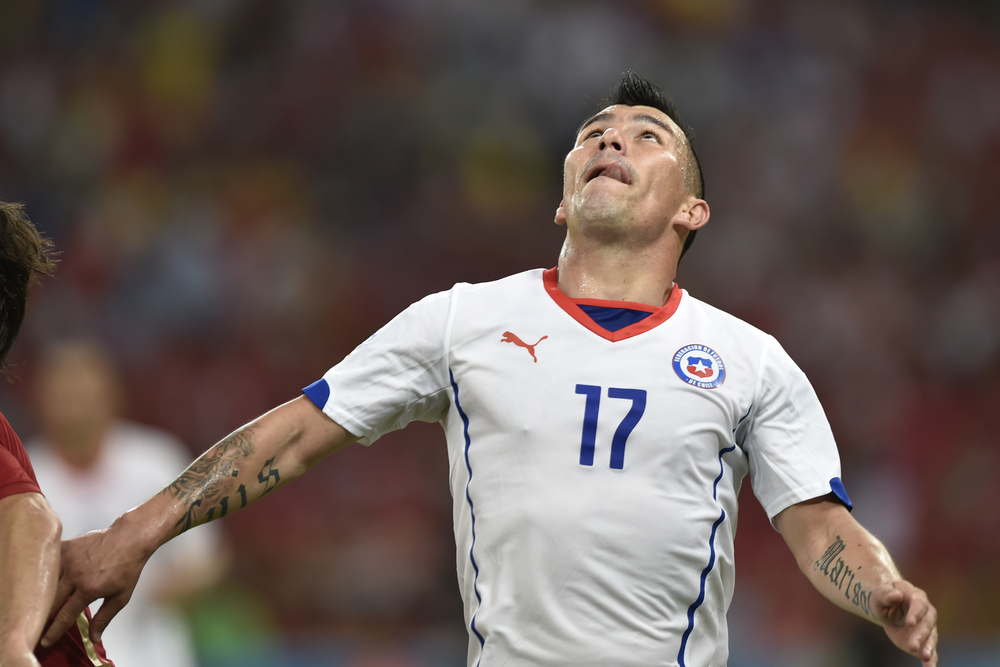Gary Medel doznał kontuzji. Nie zagra w najbliższym meczu Chile