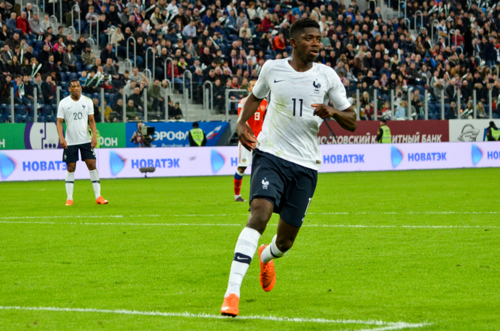 Dobra forma Francuzów przed mundialem. Piękny gol Dembele z Włochami [VIDEO]