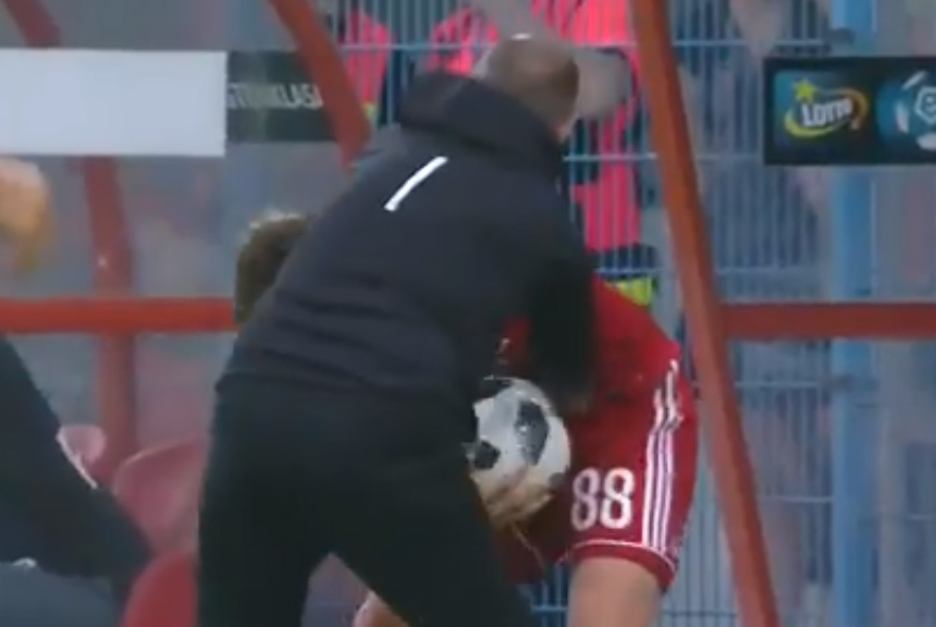 KSW: Ekstraklasa? Probierz szarpał się z piłkarzem Piasta [VIDEO]