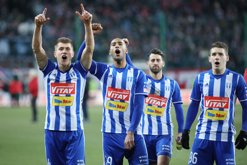 Napastnik Wisły Płock doznał złamania kości twarzy
