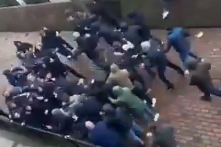 Awantura przed meczem Pucharu Anglii. Interweniowała policja [WIDEO]