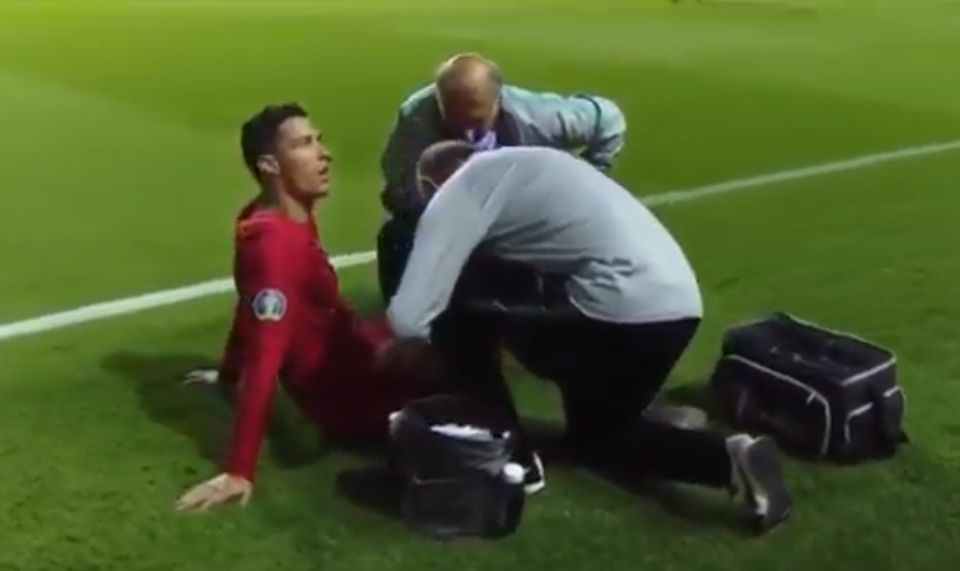 Cristiano Ronaldo kontuzjowany. Boisko opuścił już po trzydziestu minutach gry [WIDEO]
