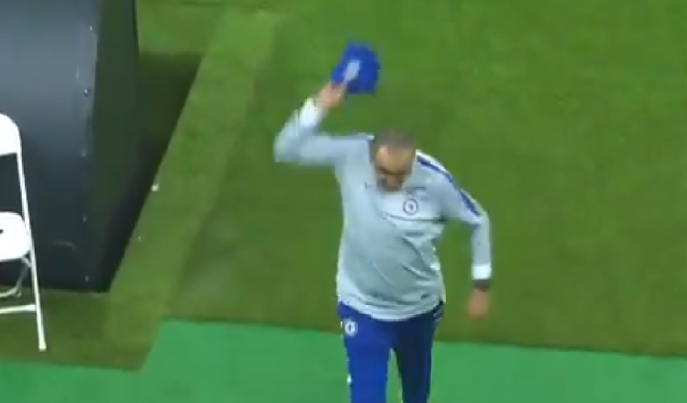Maurizio Sarri wpadł w furię! Włoch obraził się na piłkarzy Chelsea [WIDEO]