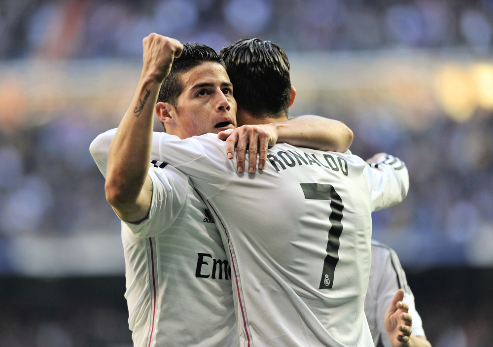 Bild: Cristiano Ronaldo naciska na transfer Jamesa Rodrigueza