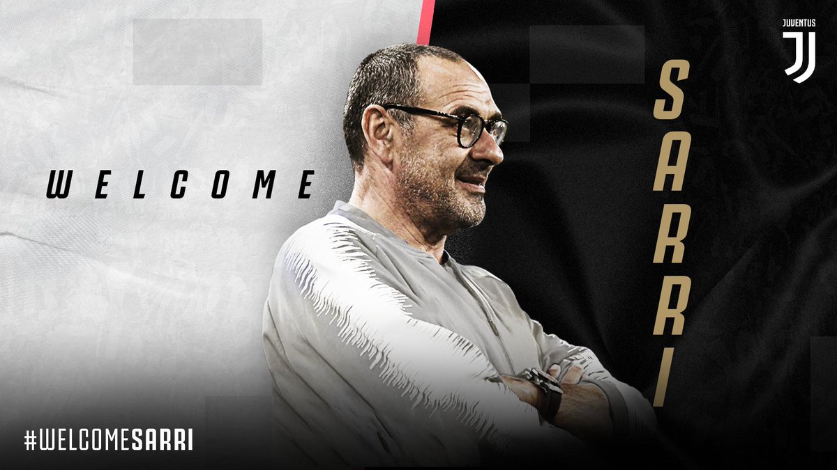 Maurizio Sarri trenerem Juventusu. Jest oficjalne potwierdzenie