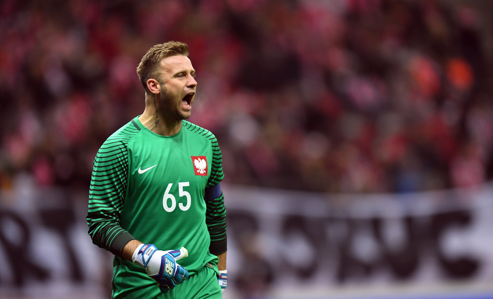 Artur Boruc był wśród kibiców Legii Warszawa podczas meczu z Rangers FC. Golkiper prowadził doping [ZDJĘCIE]
