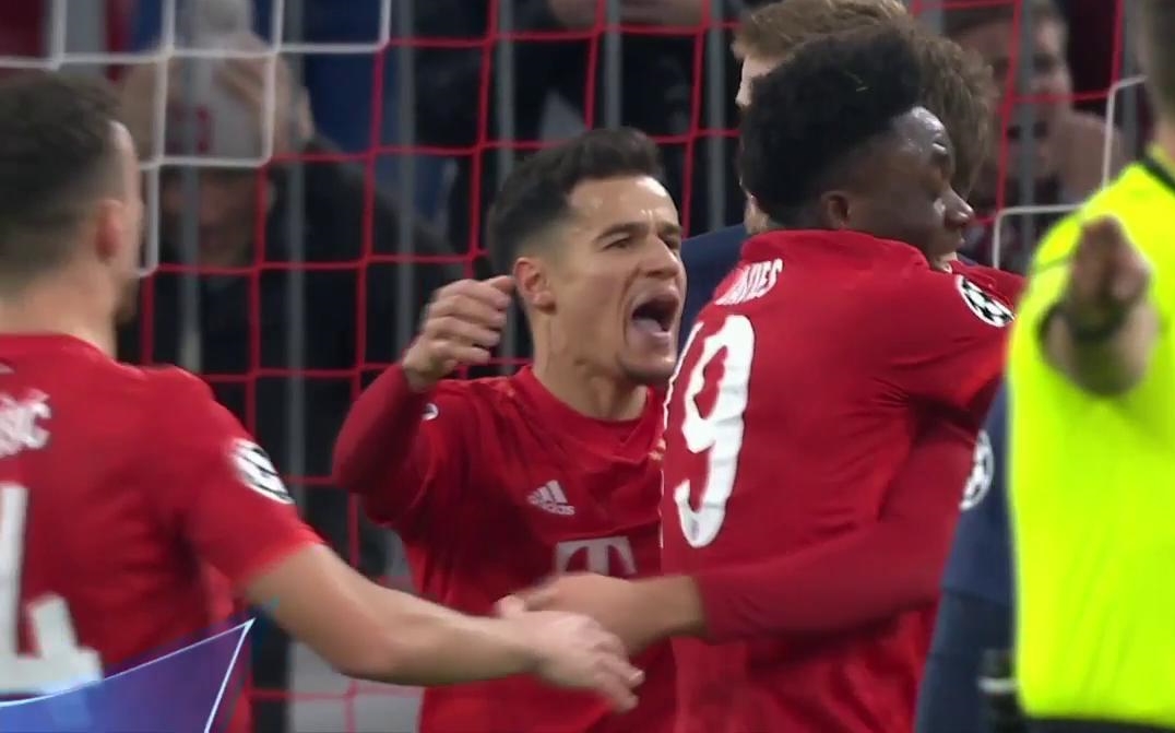 Wygrane faworytów w Lidze Mistrzów. Gole Neymara, Cristiano Ronaldo i Coutinho, a Lewandowski na ławce [WIDEO]
