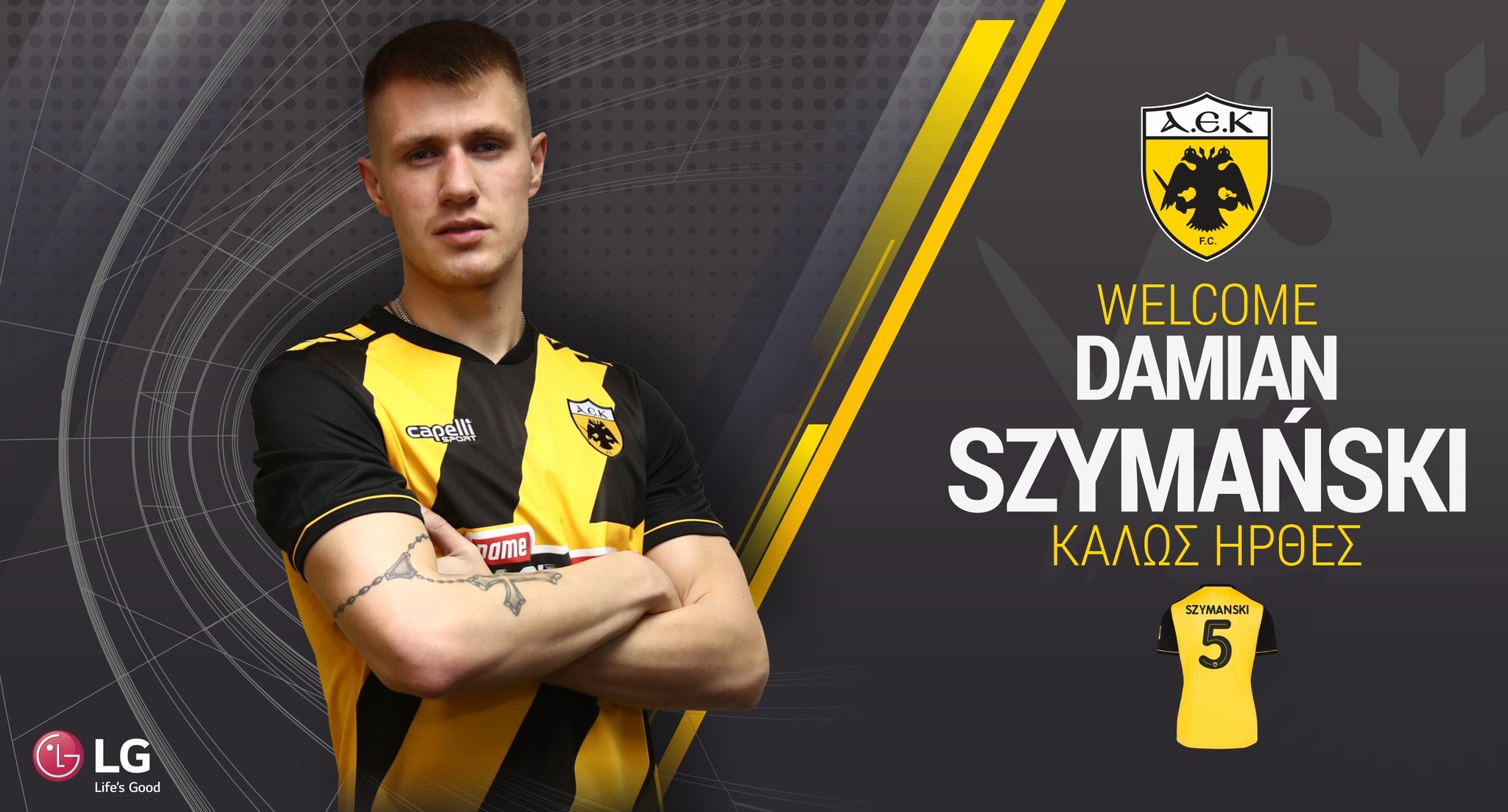 Damian Szymański wypożyczony. Reprezentant Polski zagra w lidze greckiej