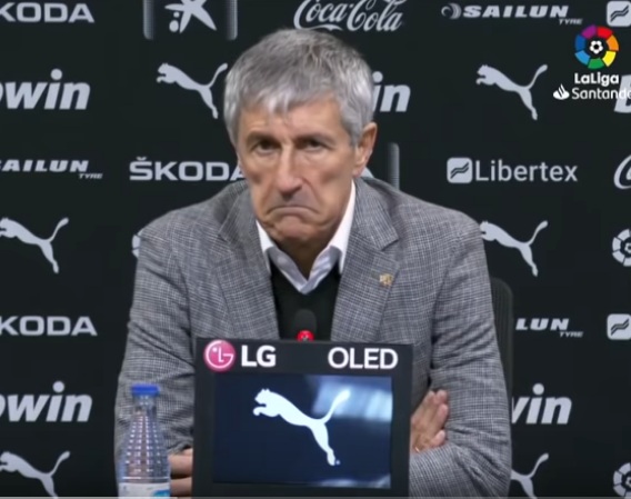 Quique Setien o roztrwonionej przewadze FC Barcelony: Trzeba czekać na utratę punktów przez Real Madryt