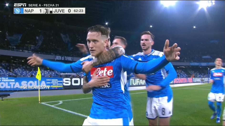 Napoli wygrało z Juventusem w hicie Serie A! Piotr Zieliński pokonał Wojciecha Szczęsnego [WIDEO]