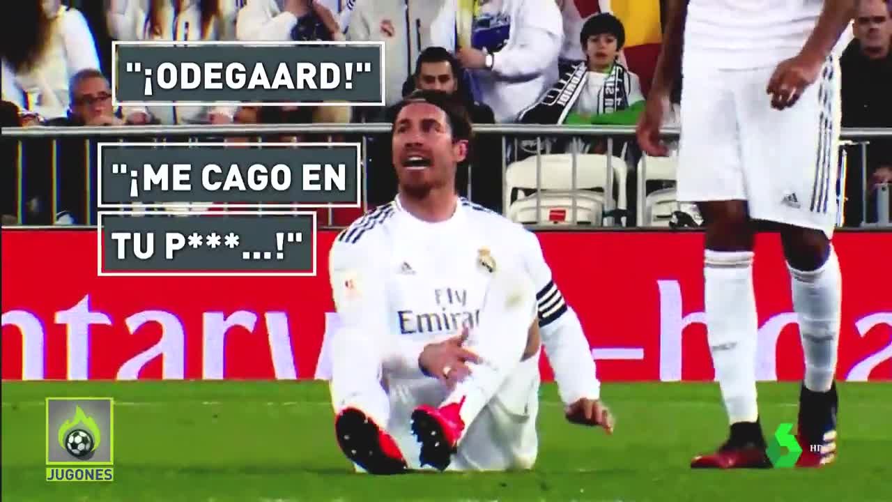 Gniewna reakcja Sergio Ramosa po starciu z Martinem Ødegaardem. Wulgarna odzywka [WIDEO]