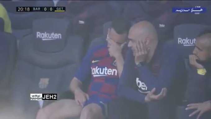 Kolejna kontuzja w FC Barcelonie. Jordi Alba zalał się łzami na ławce rezerwowych