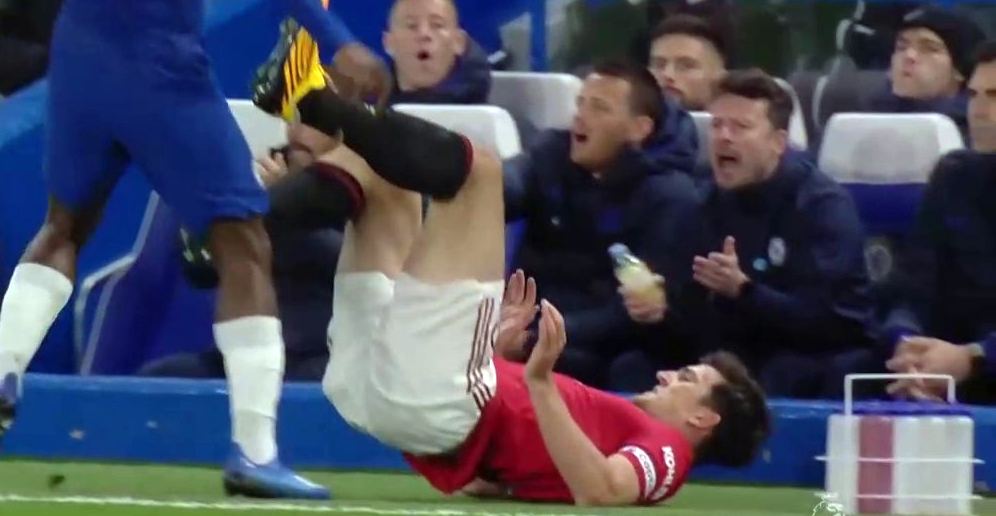 Harry Maguire trafił rywala w krocze. Tak defensor Manchesteru United tłumaczy swoje zachowanie
