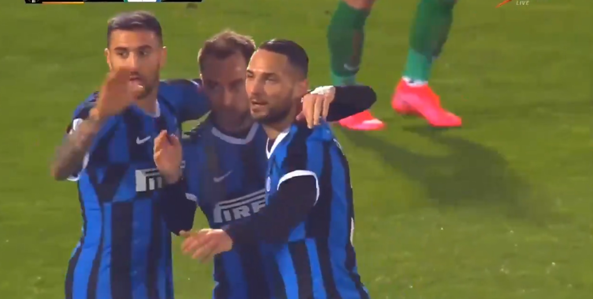 Eriksen i Lukaku uratowali Inter w Bułgarii. Eintracht jedną nogą w kolejnej rundzie [WIDEO]