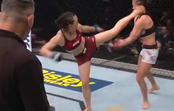 Karolina Kowalkiewicz przegrała w UFC czwarty raz z rzędu. Polka nie miała szans z Chinką