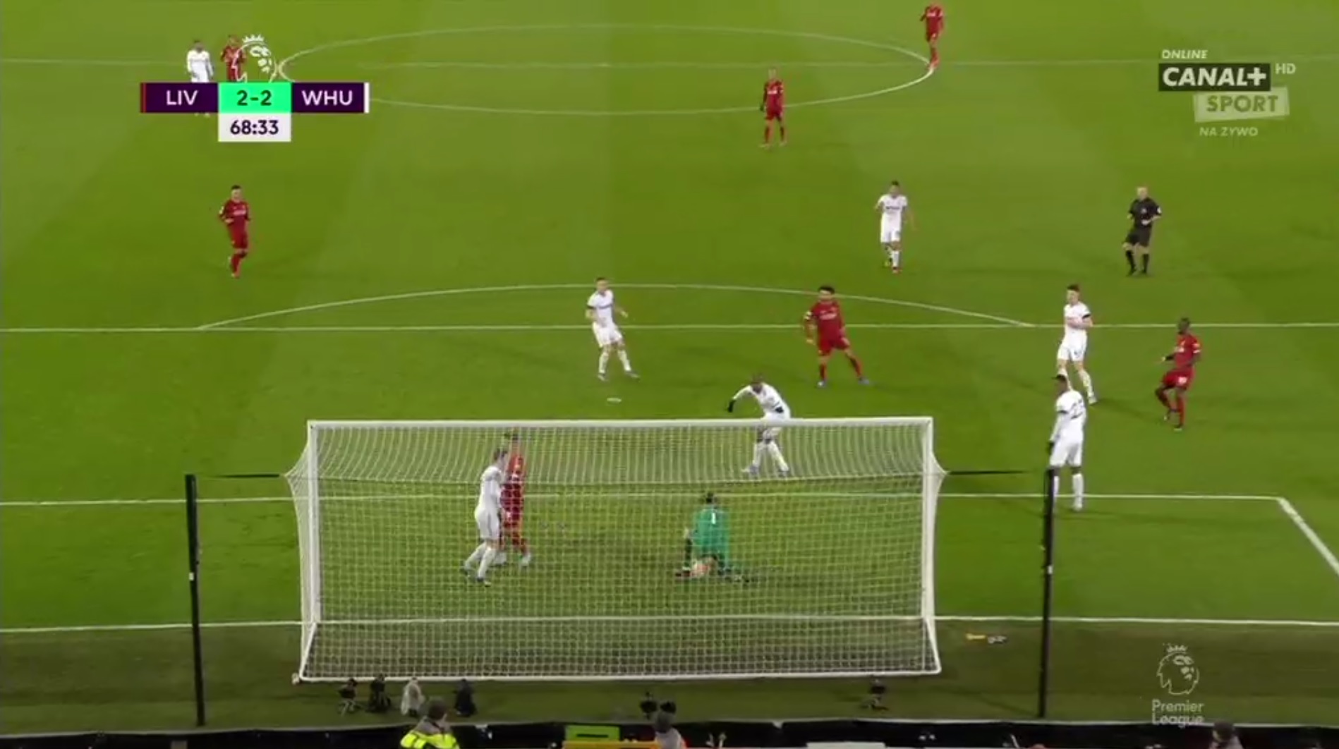Liverpool odrobił straty w meczu z West Hamem i znów wygrał. Wielki błąd Łukasza Fabiańskiego!