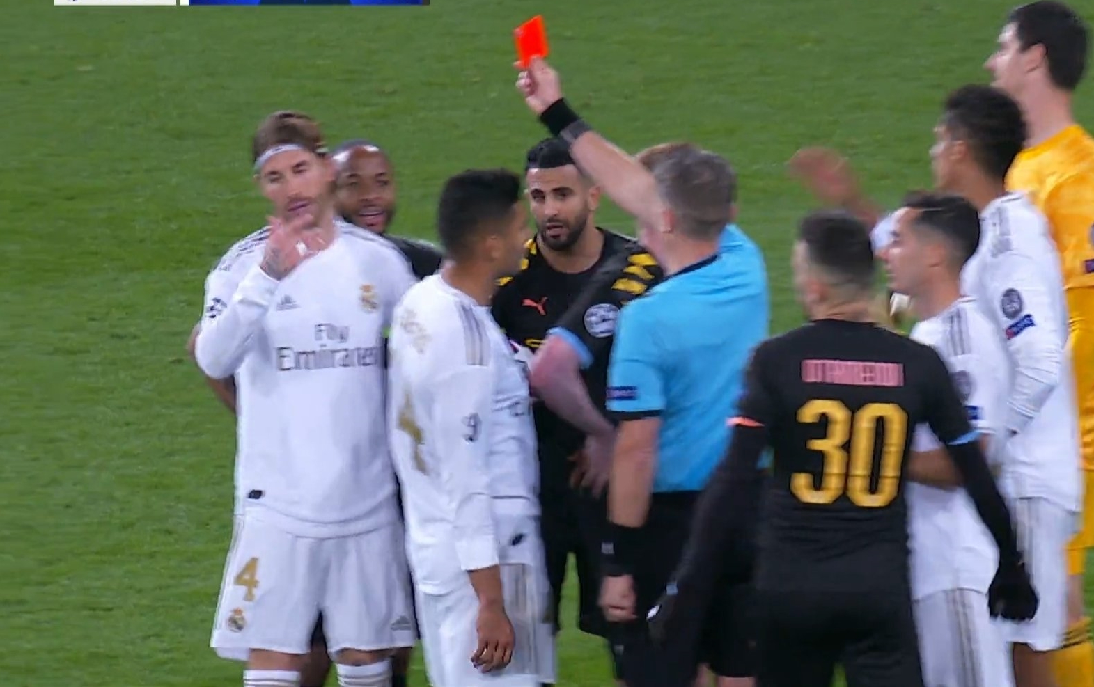 Manchester City odrobił straty i wygrał z Realem Madryt. Czerwony Sergio Ramos antybohaterem [WIDEO]