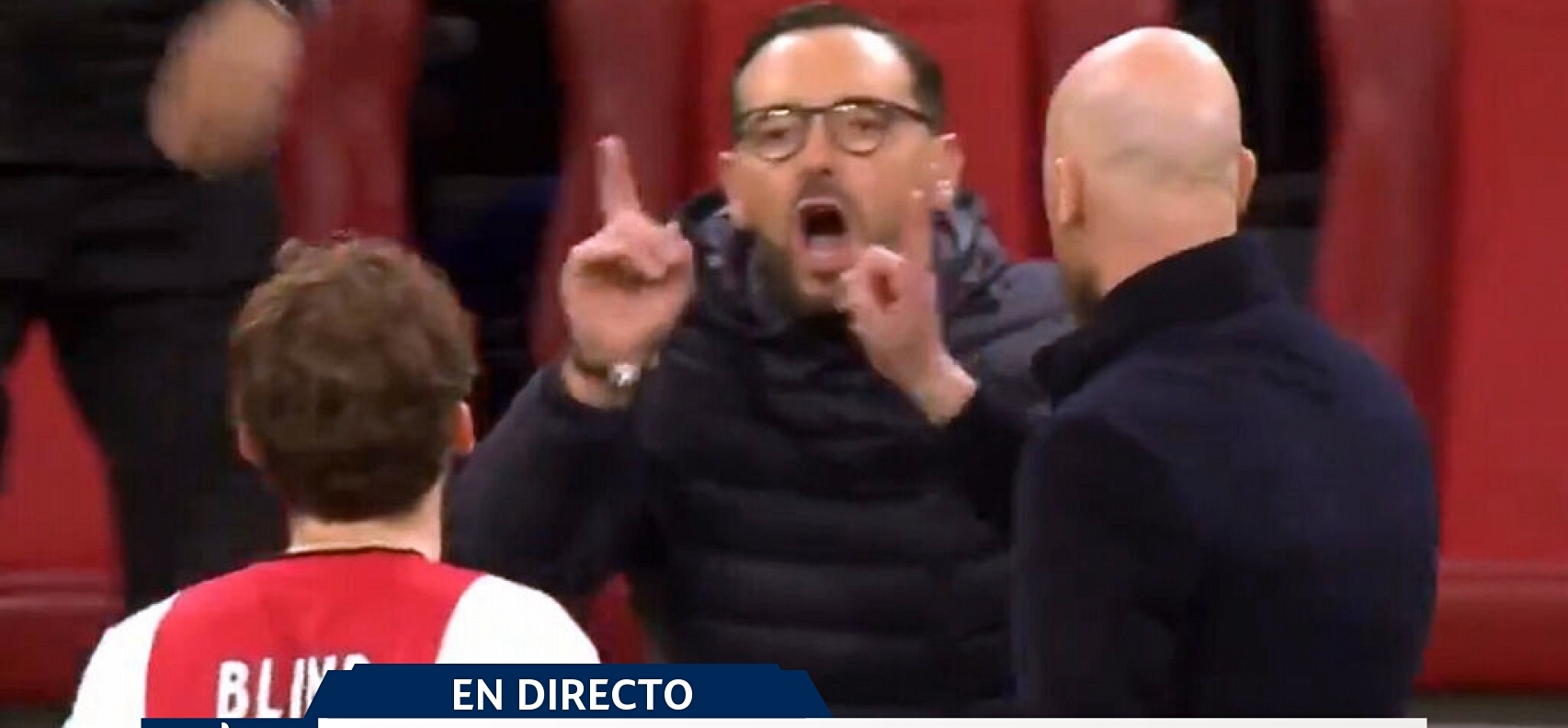 Ajax Amsterdam poza Ligą Europy! Jose Bordalas starł się z Erikiem ten Hagiem [WIDEO]
