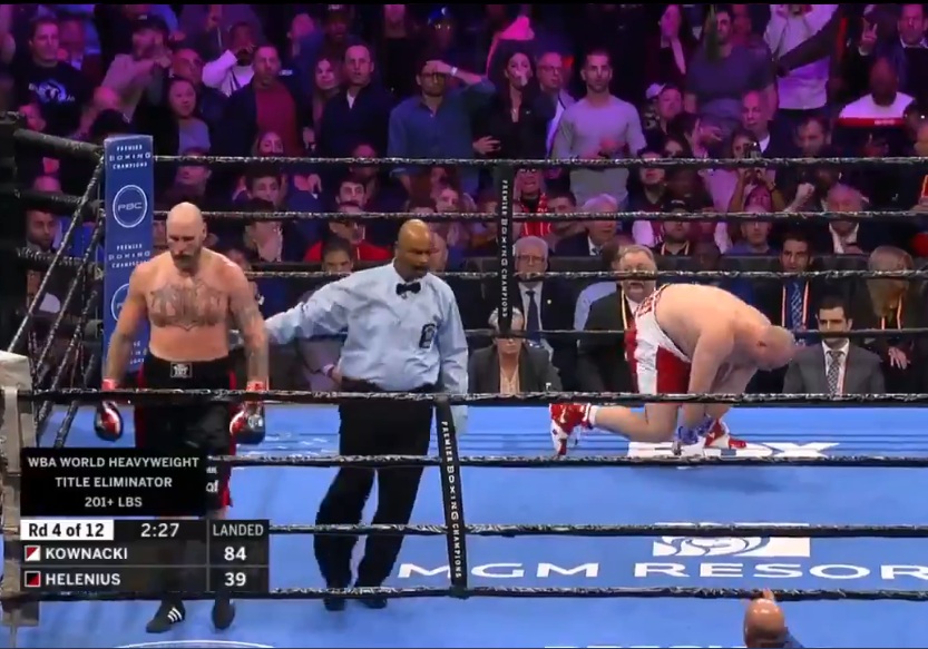 Wielka sensacja w Nowym Jorku! Adam Kownacki został znokautowany przez Roberta Heleniusa [WIDEO]