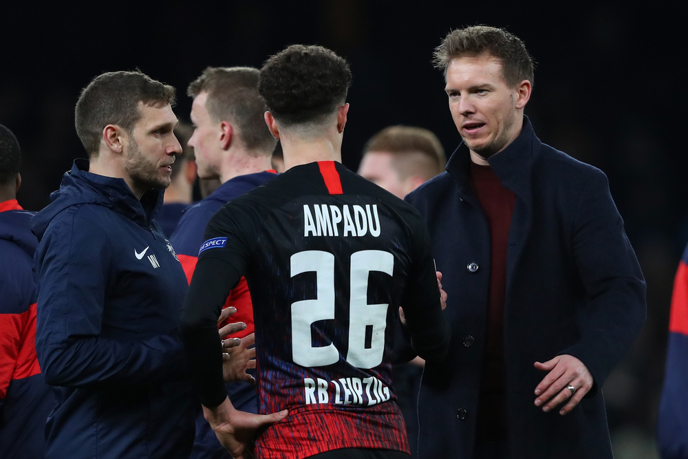 Julian Nagelsmann zły na Bayern Monachium. "Musieli ogłosić transfer Upamecano 20 minut przed naszym meczem"