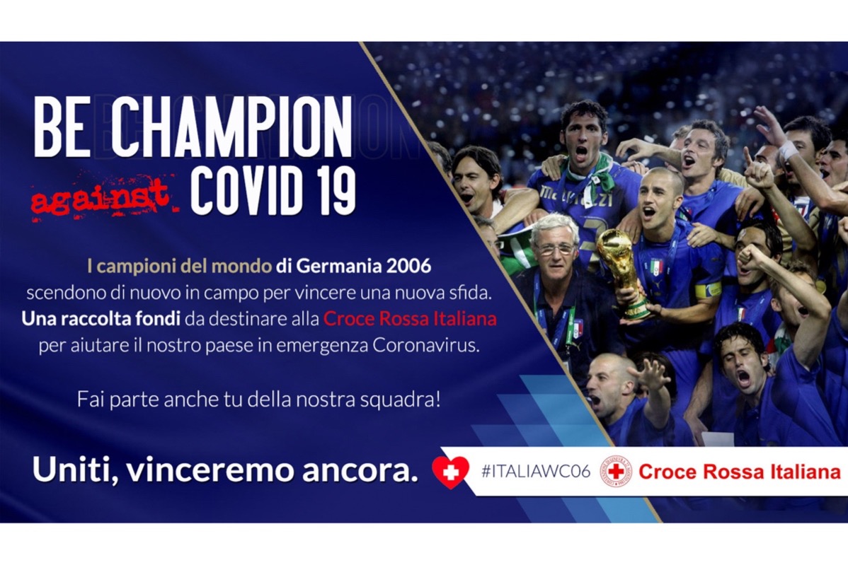 Fabio Cannavaro i inni mistrzowie świata pomagają w walce z koronawirusem. Zebrali prawie ćwierć miliona euro