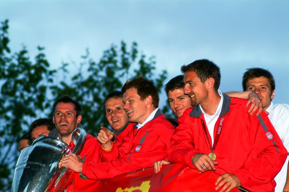 Jerzy Dudek wspomina starcie ze Stevenem Gerrardem. "Słyszę, jak on cały czas na mnie napieprza trenerowi"