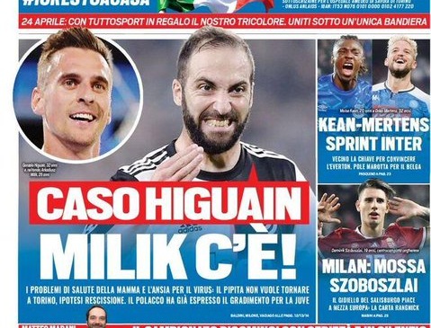 Arkadiusz Milik znów na okładce włoskiego dziennika. Transfer do Juventusu jest coraz bliżej?