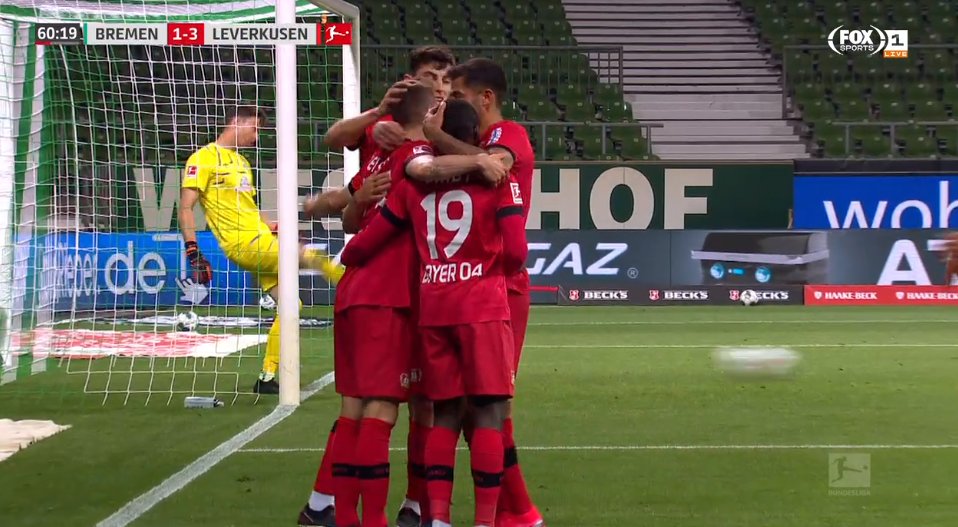 5 goli w meczu Bayeru Leverkusen z Werderem Brema! Kai Havertz z dubletem [WIDEO]