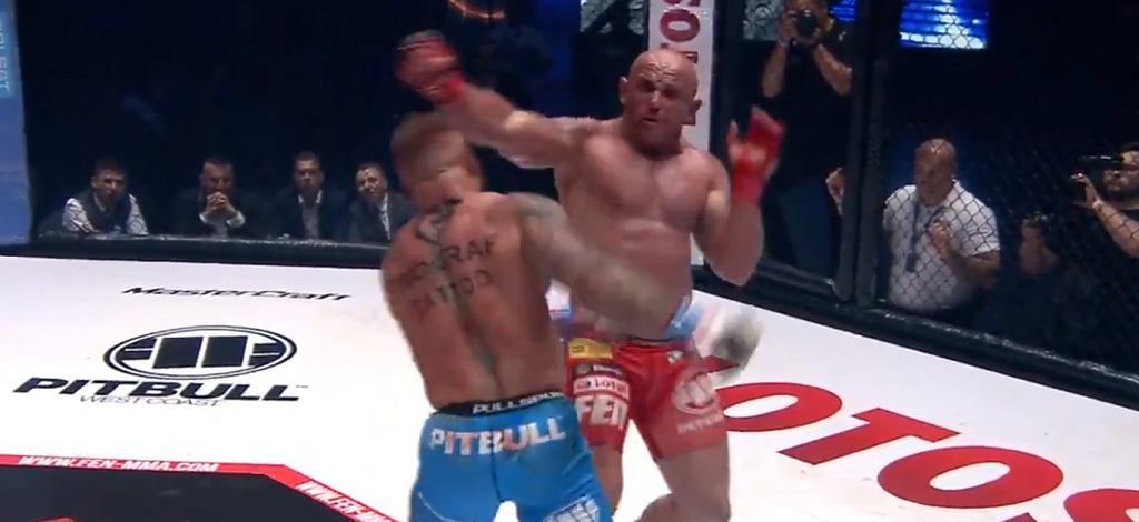 Niespodziewana porażka Krystiana Pudzianowskiego. Nie miał sił, by wyjść na trzecią rundę [WIDEO]