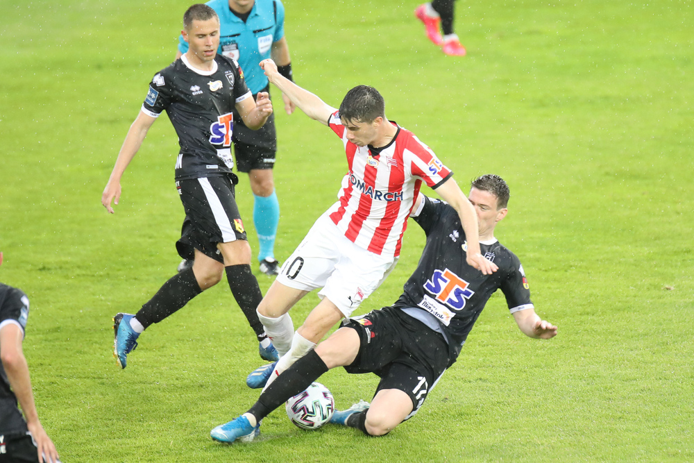 Wygrana Cracovii z Pogonią Szczecin w meczu 33. kolejki PKO Ekstraklasy