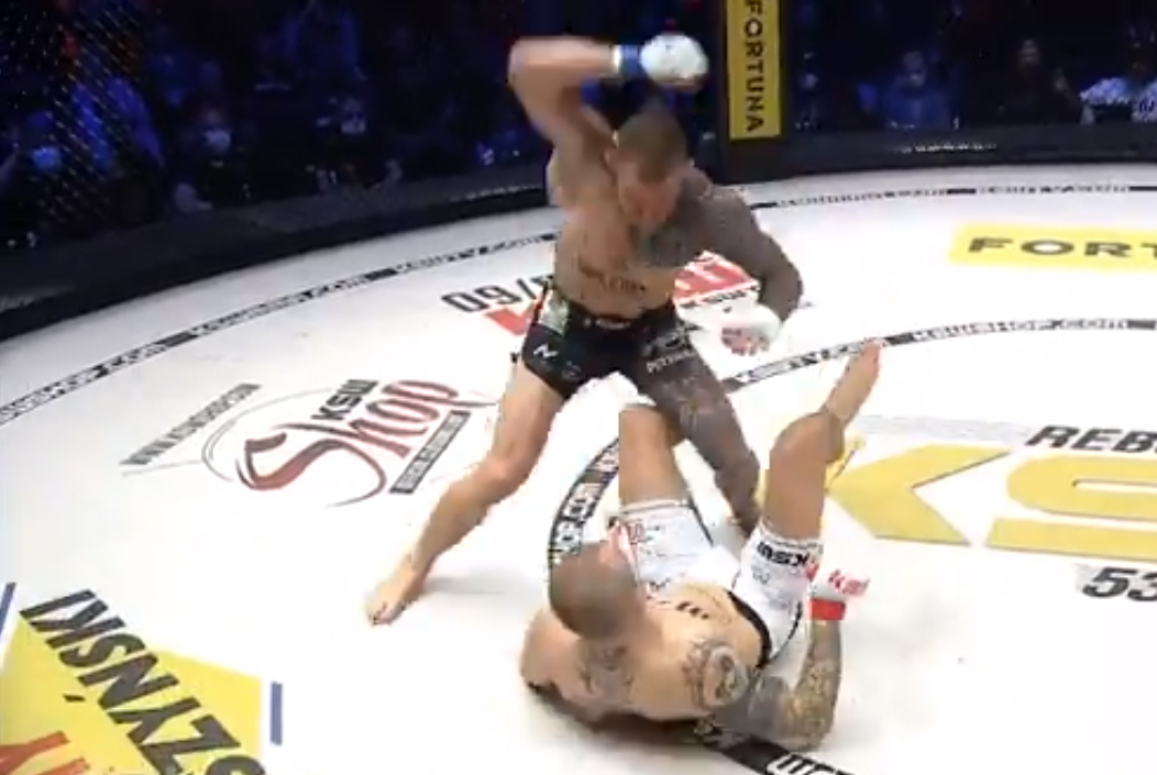 56 sekund i po walce! Ciężki nokaut na KSW 53 [WIDEO]