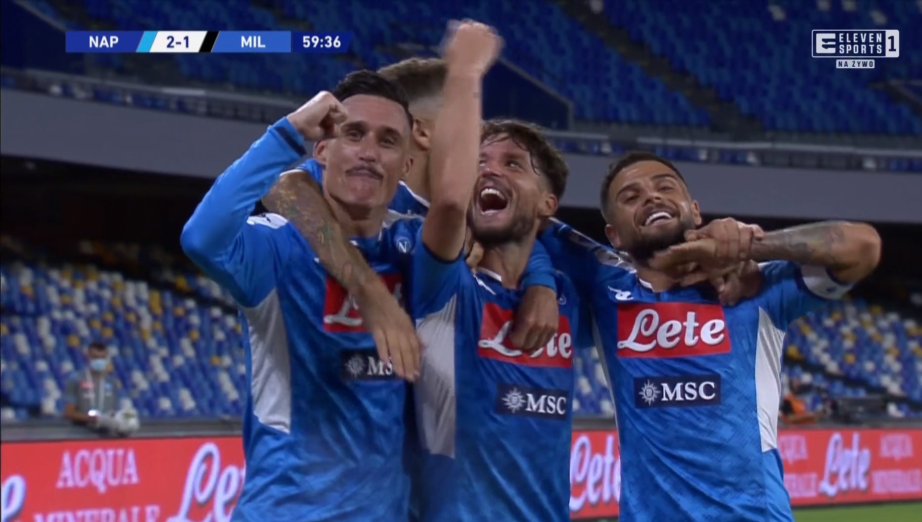 Cztery gole w hicie Serie A, Napoli zremisowało z Milanem. Gianluigi Donnarumma się nie popisał [WIDEO]
