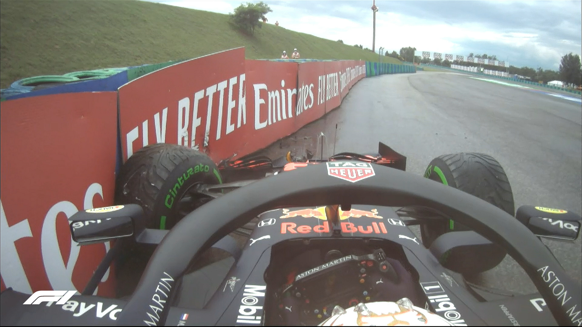 Max Verstappen rozbił bolid przed startem GP Węgier! [WIDEO]