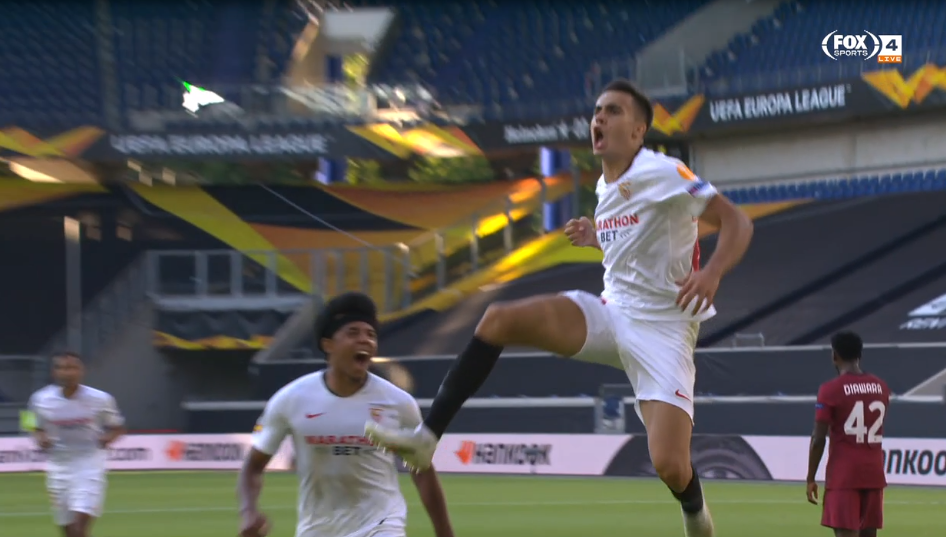 Sevilla wygrała z AS Romą i zagra w ćwierćfinale Ligi Europy! Kapitalny rajd Reguilona [WIDEO]