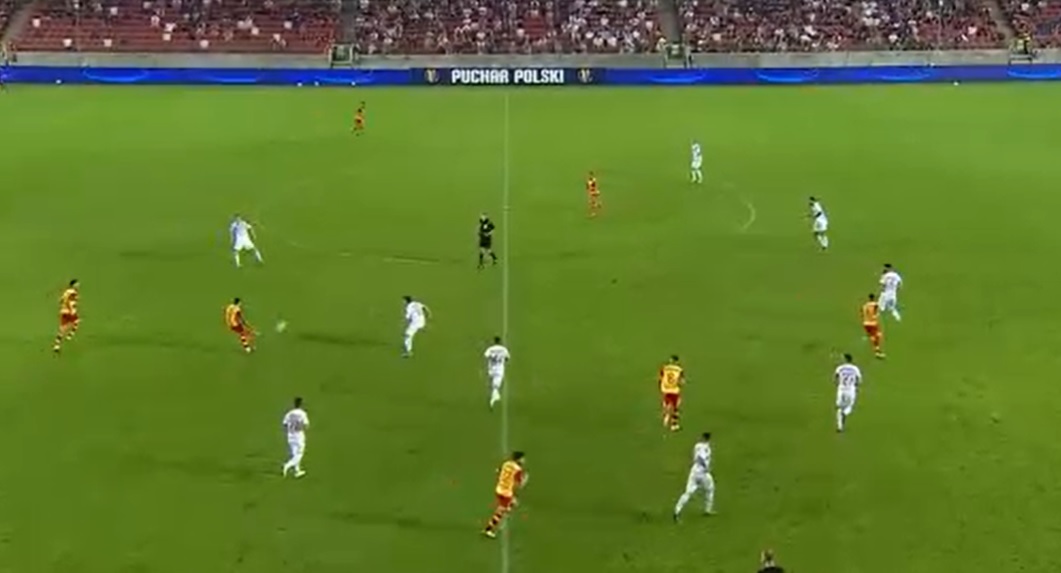 Jagiellonia Białystok odpadła z rozgrywek Pucharu Polski. Nieudany debiut Bogdana Zająca
